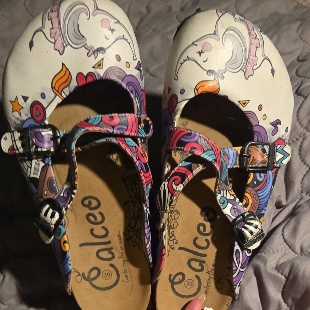Women's Clogs - Elephant Design